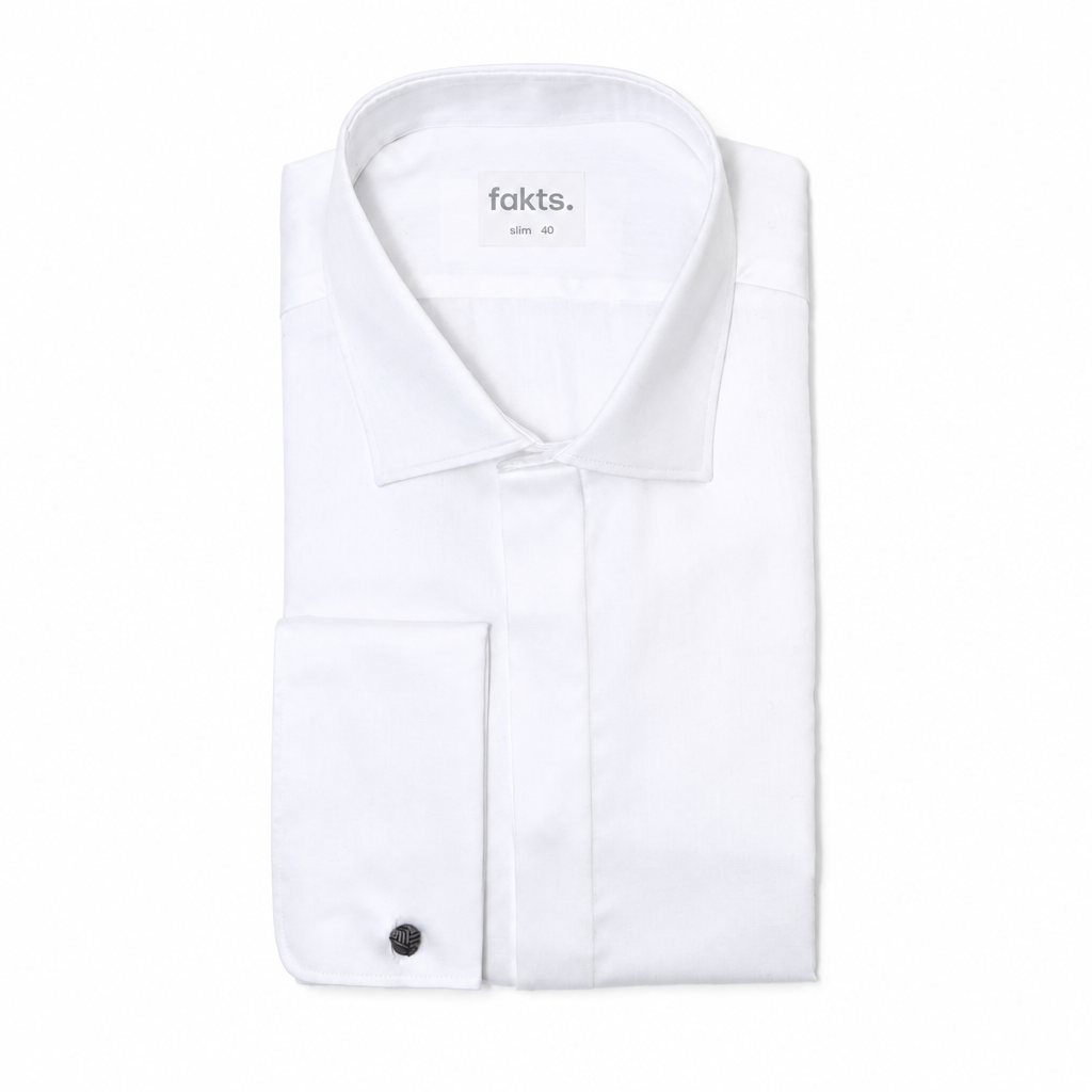 fakts. ivory Shirt Slim Fit Gala