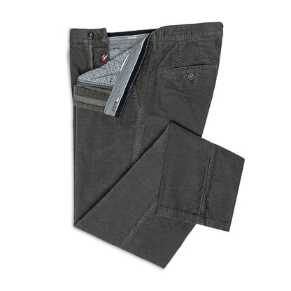 Chinos Anthrazit Garment Dyed JACOBO Stretto, Cord